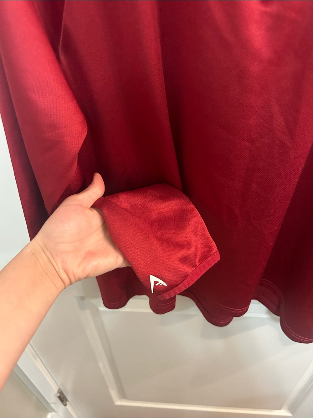 Indiana University Crimson Red Quarter Zip Pullover L Shacket IU Hoosiers - Picture 5 of 9